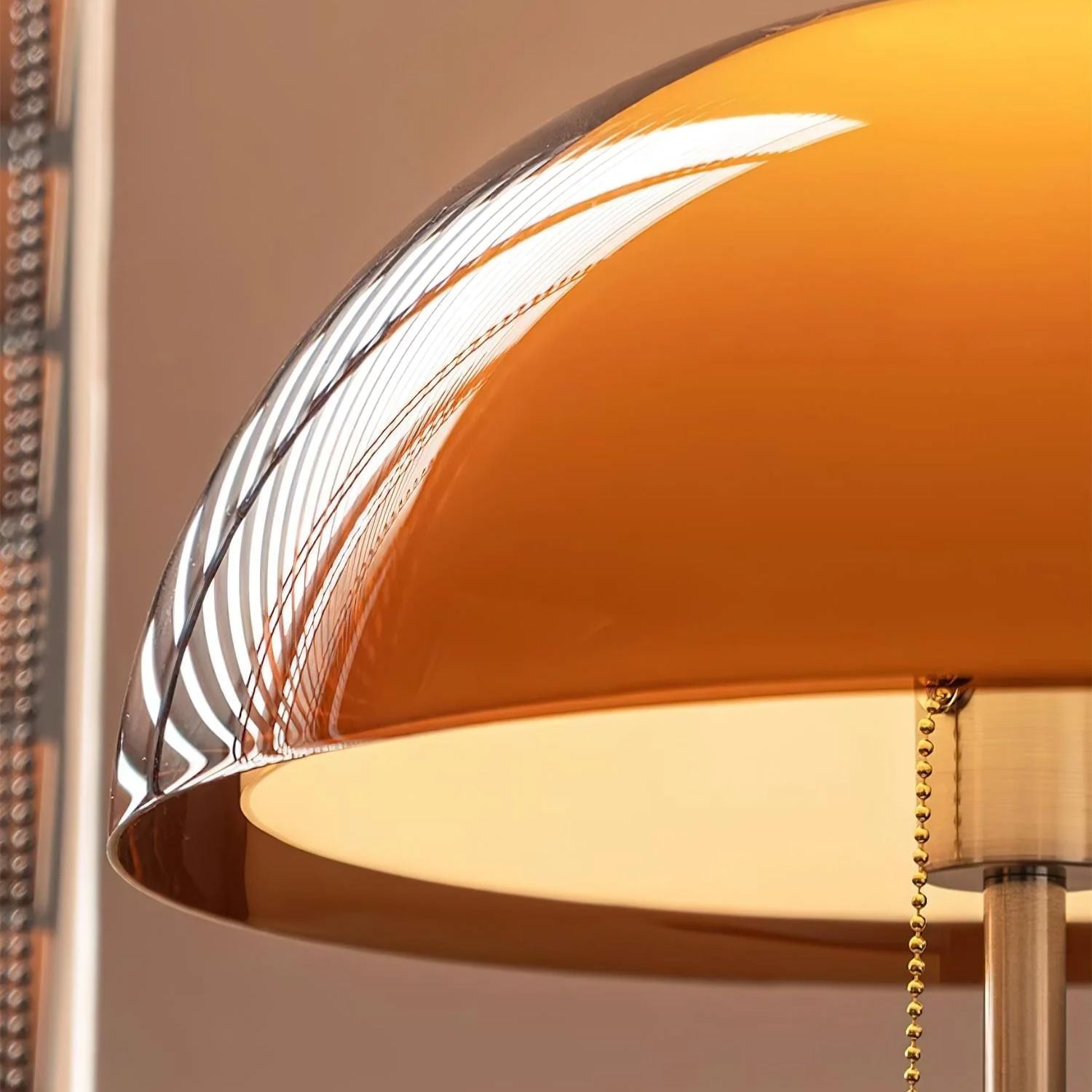 Tavino Stehleuchte Holz Metall Bernstein Wohnzimmer Leselampe Retro Design Stimmungslicht Moderne Stehlampe | Restfield