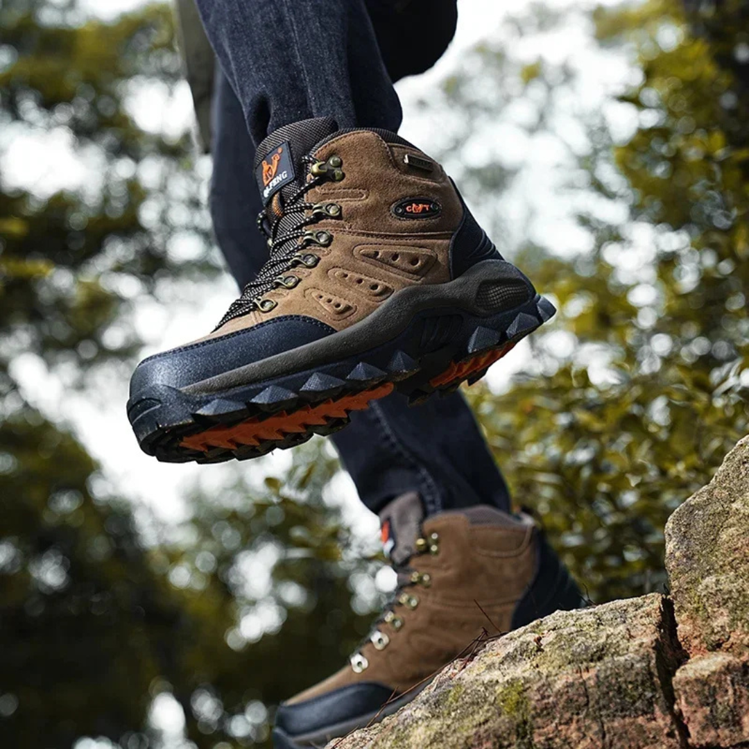 Chaussures de randonnée imperméables avec semelle orthopédique et profil antidérapant pour femmes et hommes, trekking en plein air | Sansoti