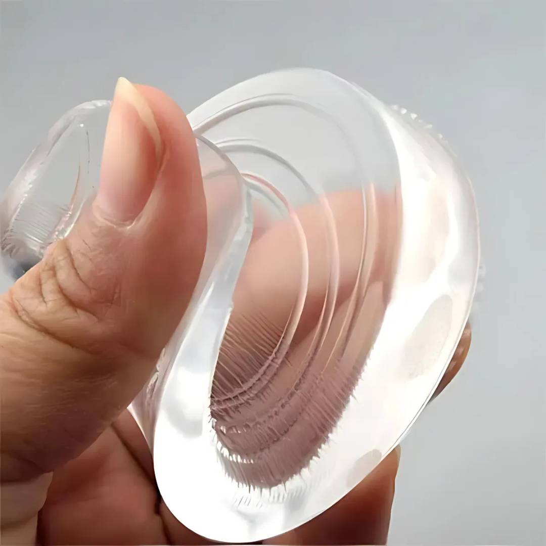 Silicone Gel Heel Cushions for Height Increase and Pain Relief – Anatomical Comfort | Sansoti