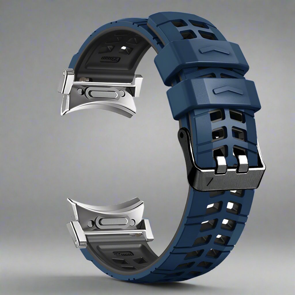 Bracelet de sport en silicone pour montre connectée de 47 mm, noir, orange, gris, rouge, bleu, blanc, vert, réglable et confortable | Sansoti