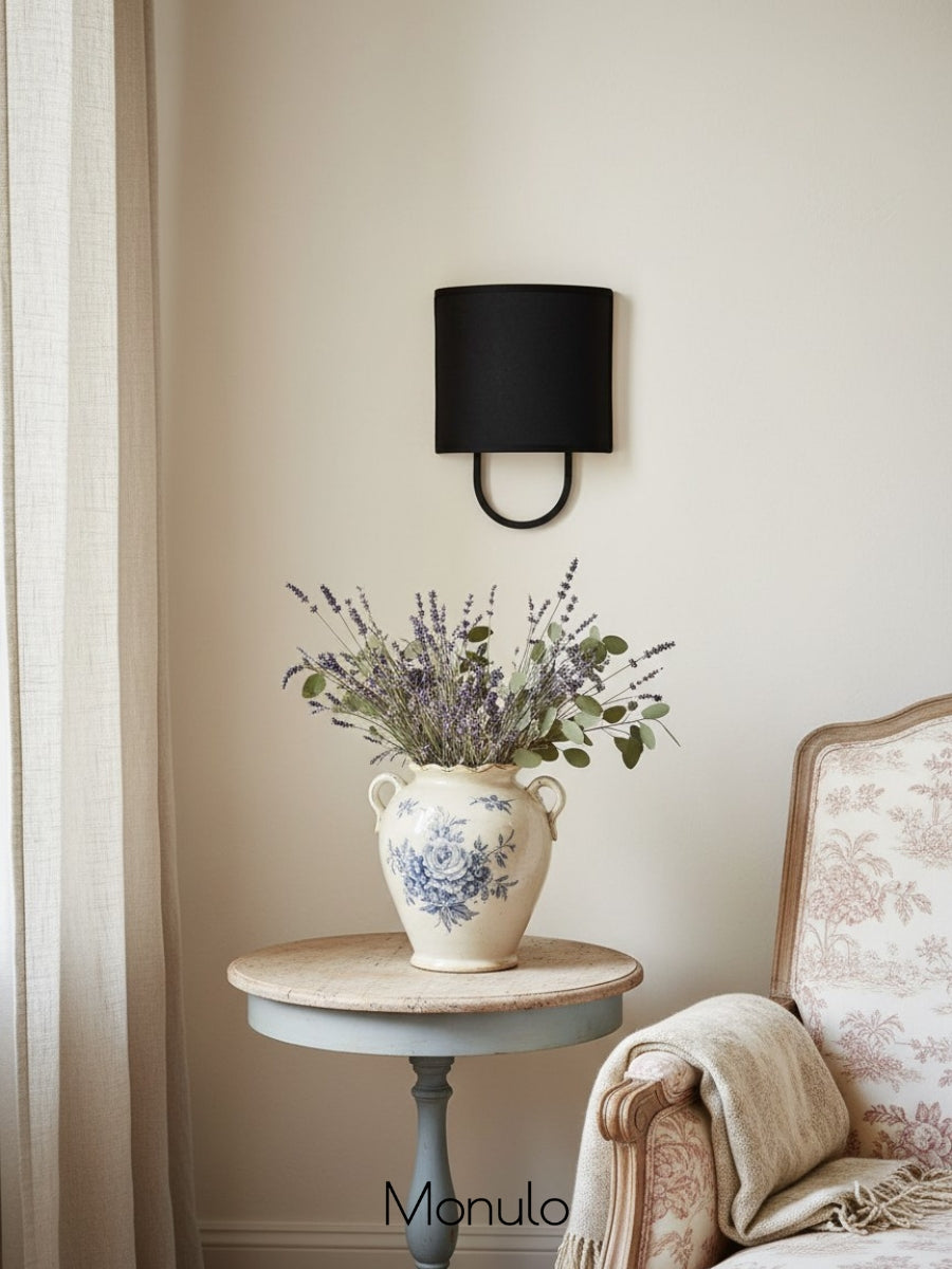 Wandlamp Stoffen Kap – Moderne Slaapkamer Wandverlichting voor Sfeervolle Ambiance | Sansoti