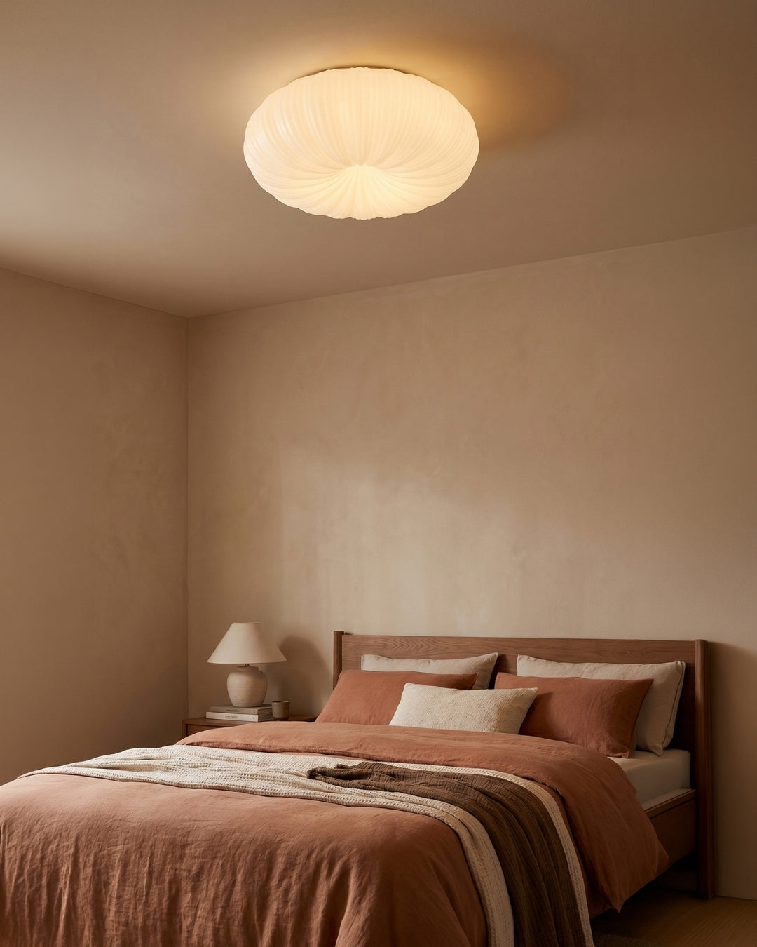 Plafondlamp Iris Scandinavisch Dimbaar Metaal & Acryl met Afstandsbediening voor Moderne Woonruimtes Slaapkamer Eetkamer Sfeerverlichting | Sansoti