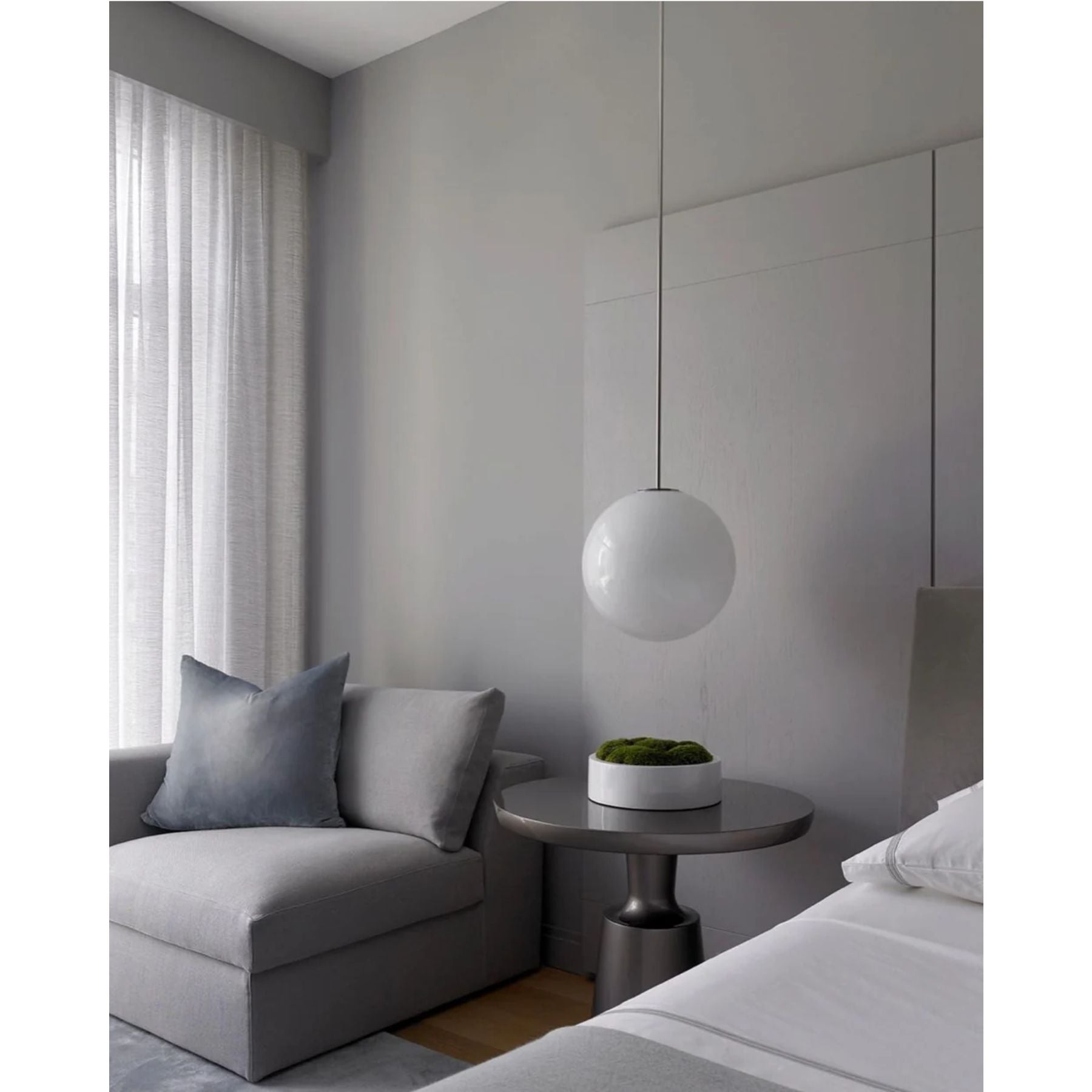 Hängelampe Messing Milchglas Decke Minimalistisch Modern Skandinavisch Flur Esstisch Nachttisch | Restfield