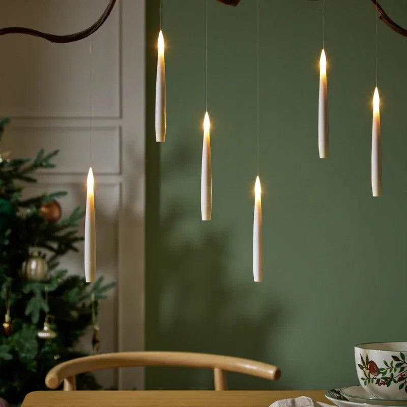 Bougies LED flottantes résistantes à l'eau, lumière blanc chaud vacillante, éclairage d'ambiance intérieur et extérieur, fête et bassin | Sansoti