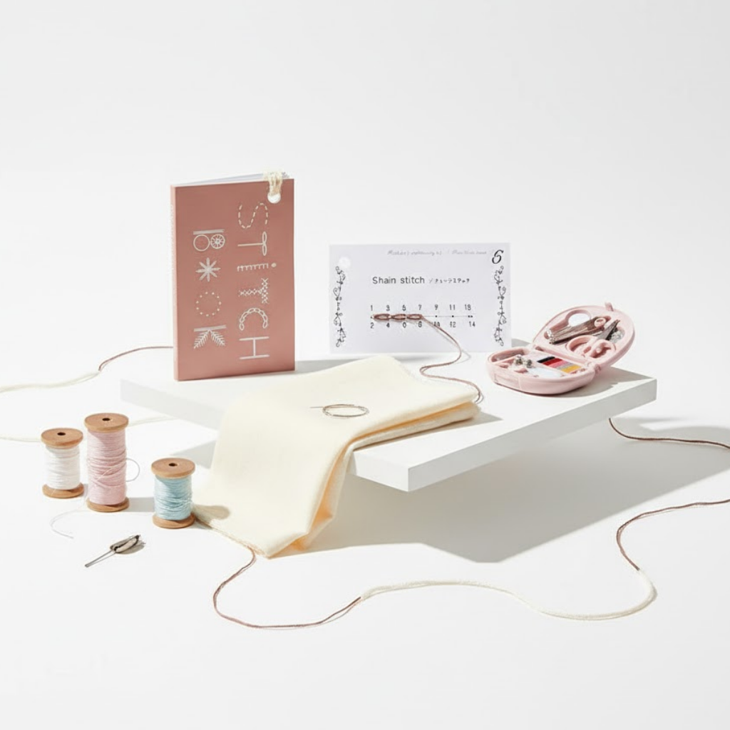 Mini Borduurboek voor Creatieve Handwerkprojecten – Leer 50+ Steektechnieken | Sansoti