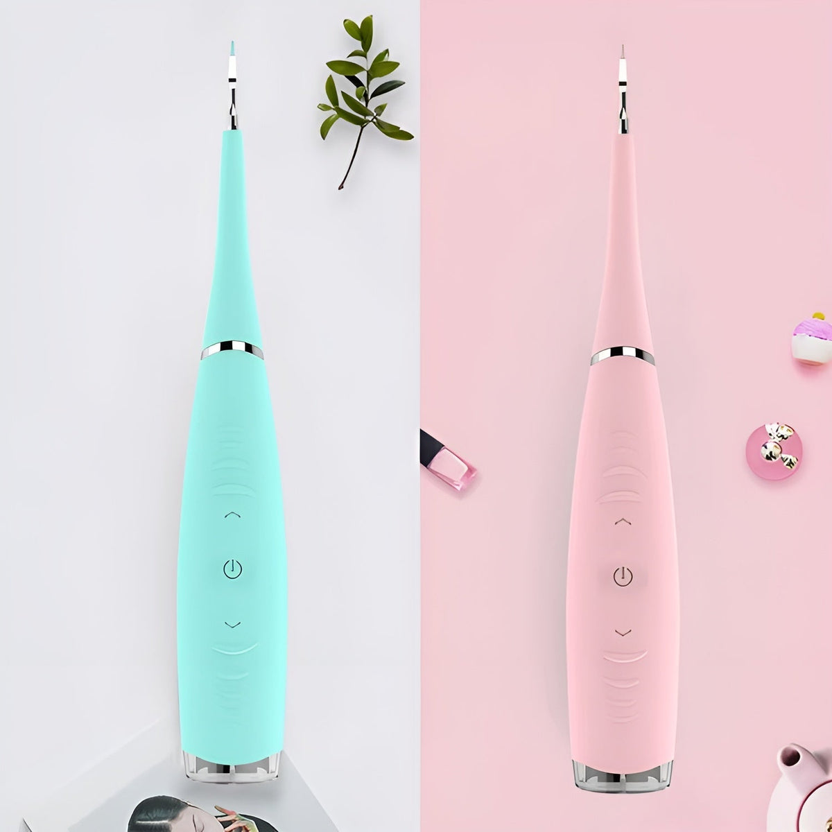 Ultrasonic Teeth Cleaner and Tartar Remover Rechargeable Stain Removal at Home Professional Oral Care | Sansoti