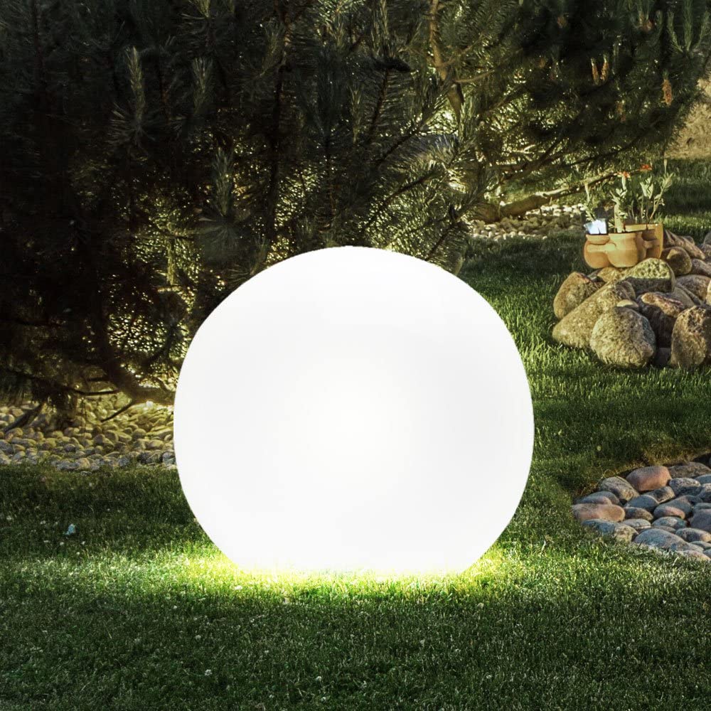 Oplaadbare LED Tuinbol met Afstandsbediening 16 Kleuren Sfeerverlichting voor Tuin Terras en Outdoor Decoratie | Sansoti