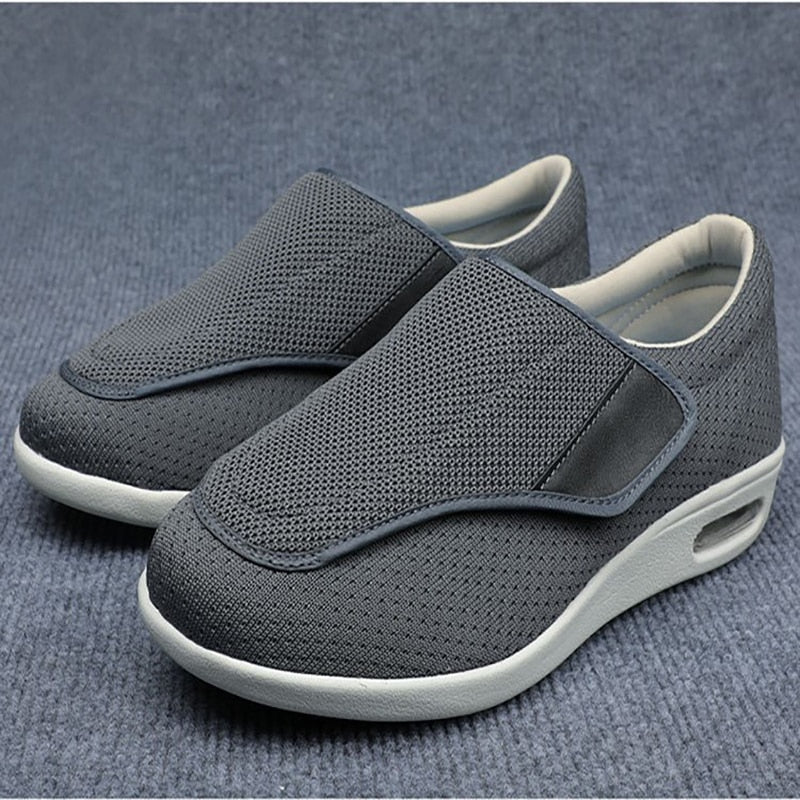 Chaussures ajustables extra larges pour pieds sensibles avec semelle intérieure amovible et fermeture auto-agrippante pointure 36-46 | Sansoti