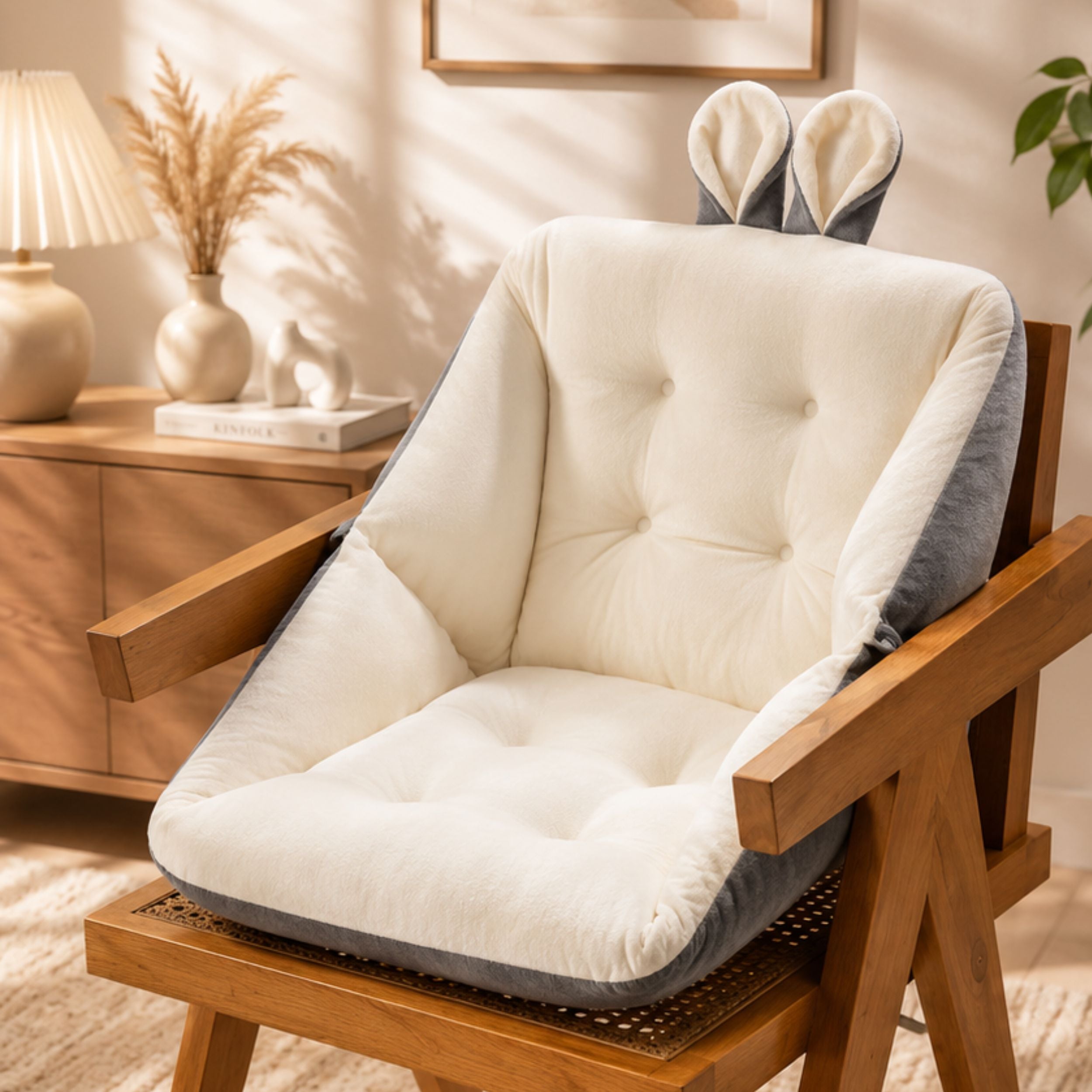 Ergonomisch Stuitkussen voor Pijnvrij Zitten – Memory Foam Zitondersteuning met Coccyx Relief | Sansoti