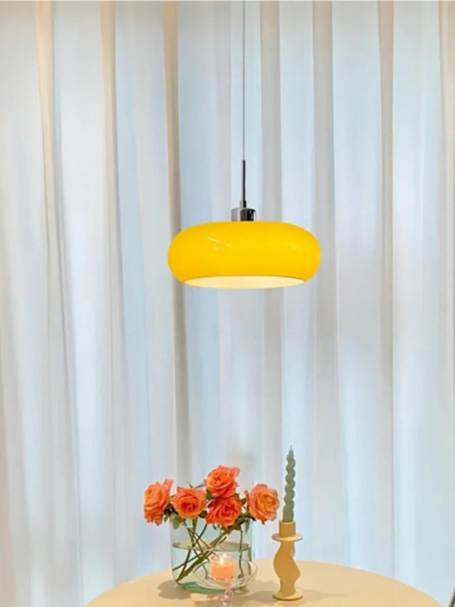 Bauhaus Glazen Hanglamp Metaal 11cm Nordic Design Eetkamer Keuken | Sansoti