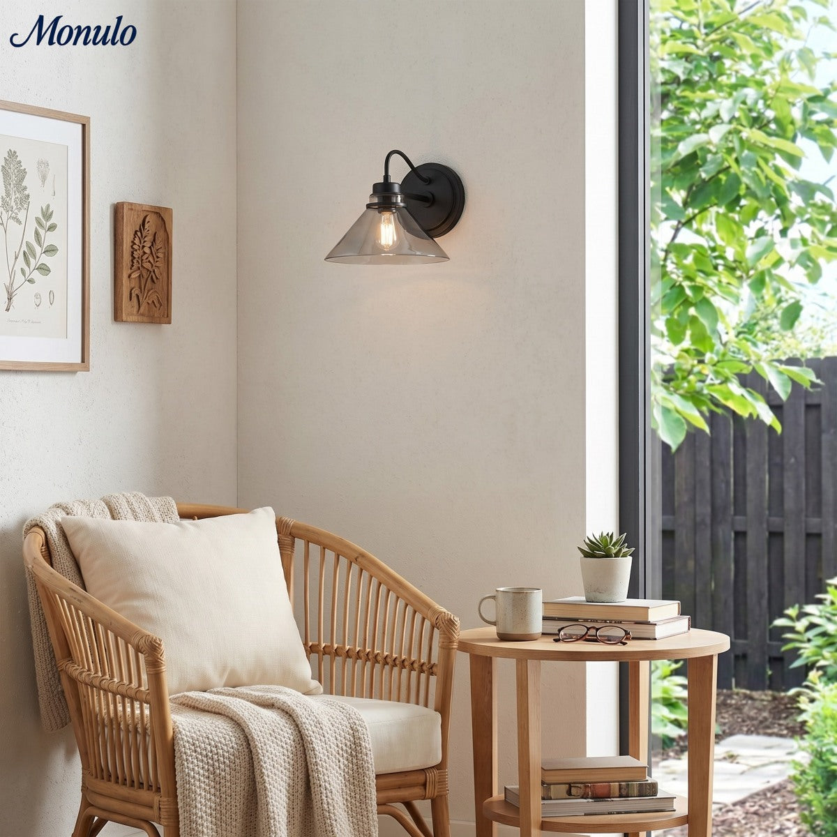 Globe Wandlamp met Gebogen Arm – Moderne Industriële Verlichting voor Badkamer, Slaapkamer en Gang | Sansoti