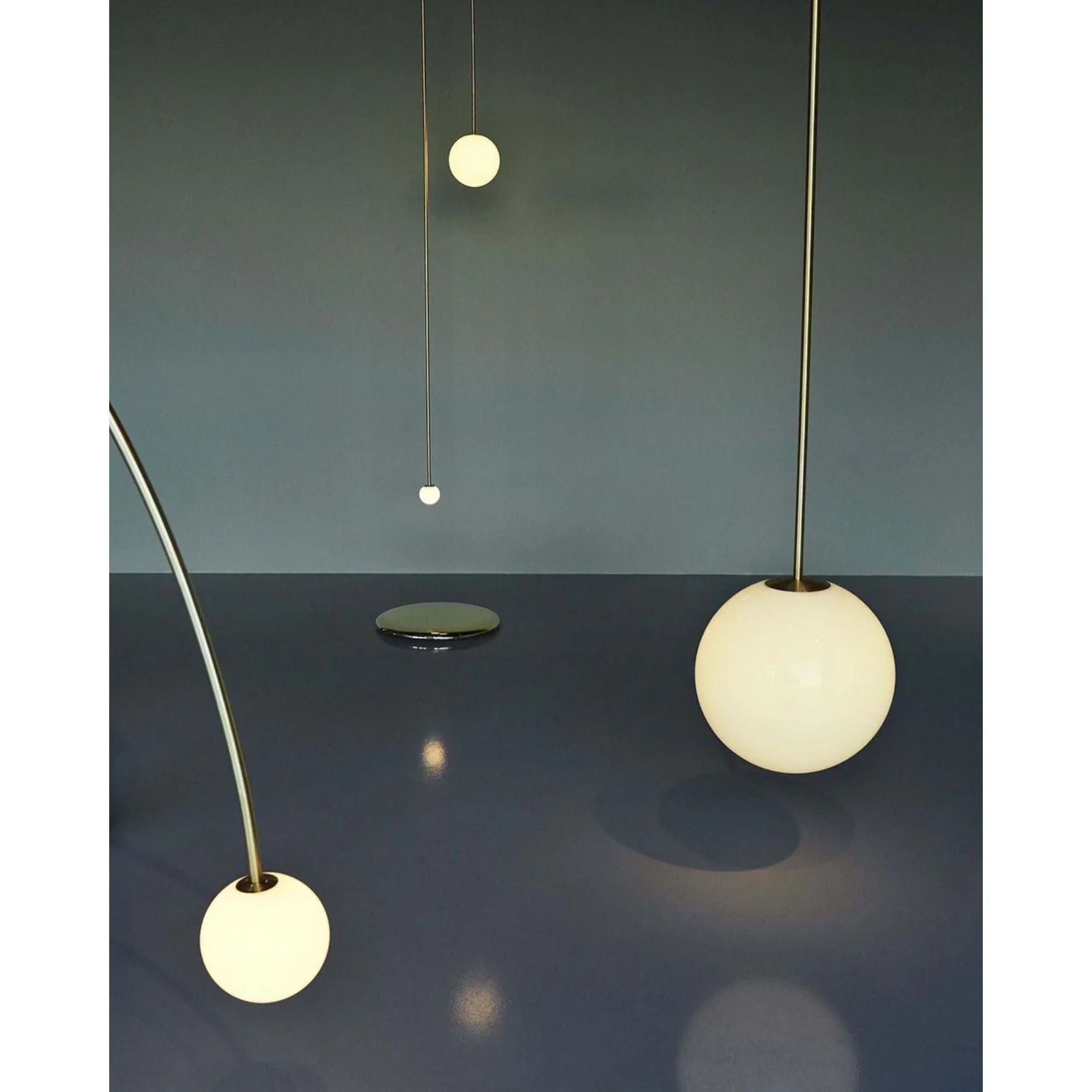 Hängelampe Messing Milchglas Decke Minimalistisch Modern Skandinavisch Flur Esstisch Nachttisch | Restfield
