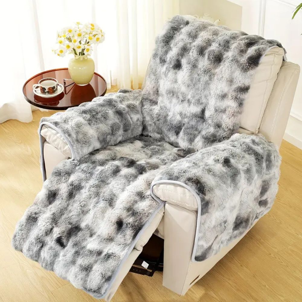 Fluwelen Relax Fauteuil Hoes met Antislip | Luxe Textuur & Perfecte Pasvorm voor Bescherming | Sansoti