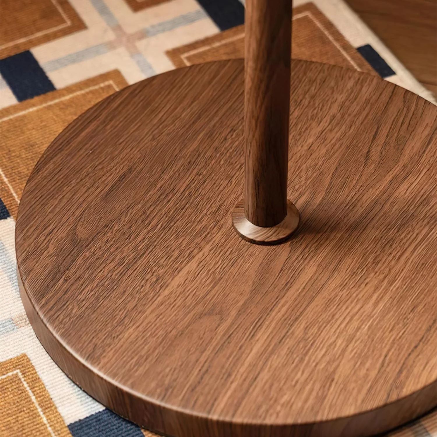 Tavino Stehleuchte Holz Metall Bernstein Wohnzimmer Leselampe Retro Design Stimmungslicht Moderne Stehlampe | Restfield