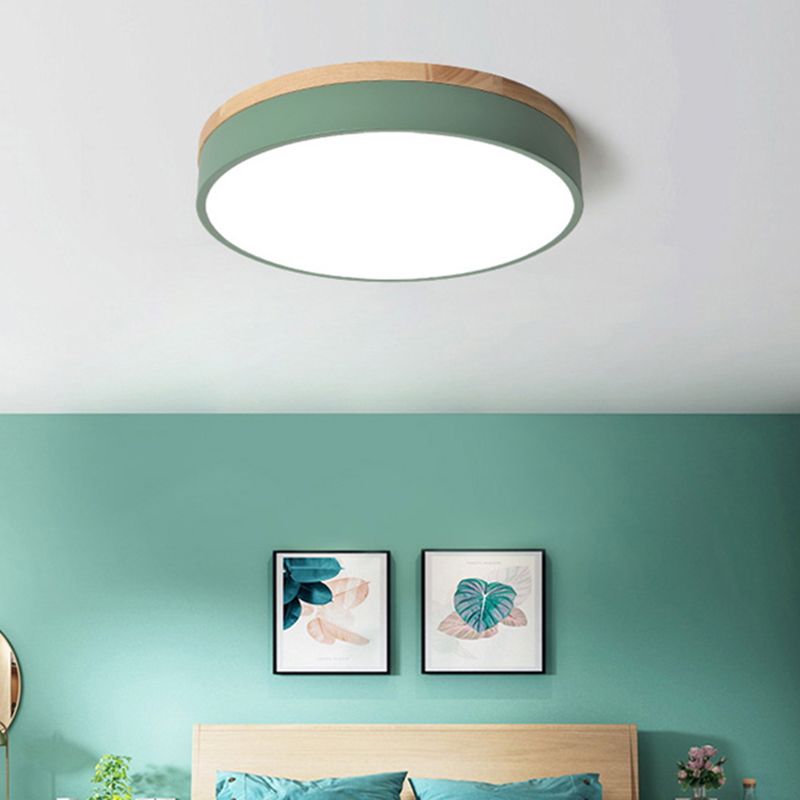 Ronde LED Plafondlamp Dimbaar met 3 Lichtinstellingen Modern Design voor Woonkamer Slaapkamer Keuken Hal | Sansoti