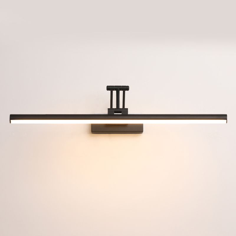 Spiegellampe LED Schwarz Weiß Metall Acryl IP44 Bad Bad Modern 40-100cm | Restfield