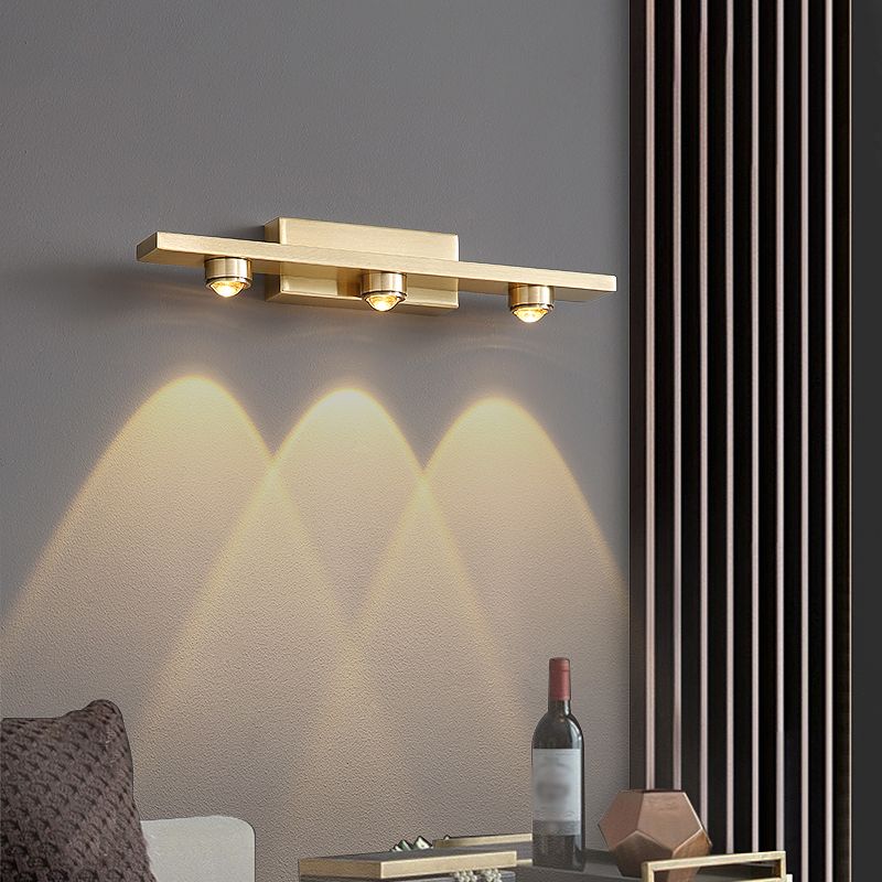 Wandlamp met Golvend Lichtpatroon Metaal Acryl 3 5 7 Lichtpunten Warm Wit LED Slaapkamer Eetkamer Woonkamer | Sansoti