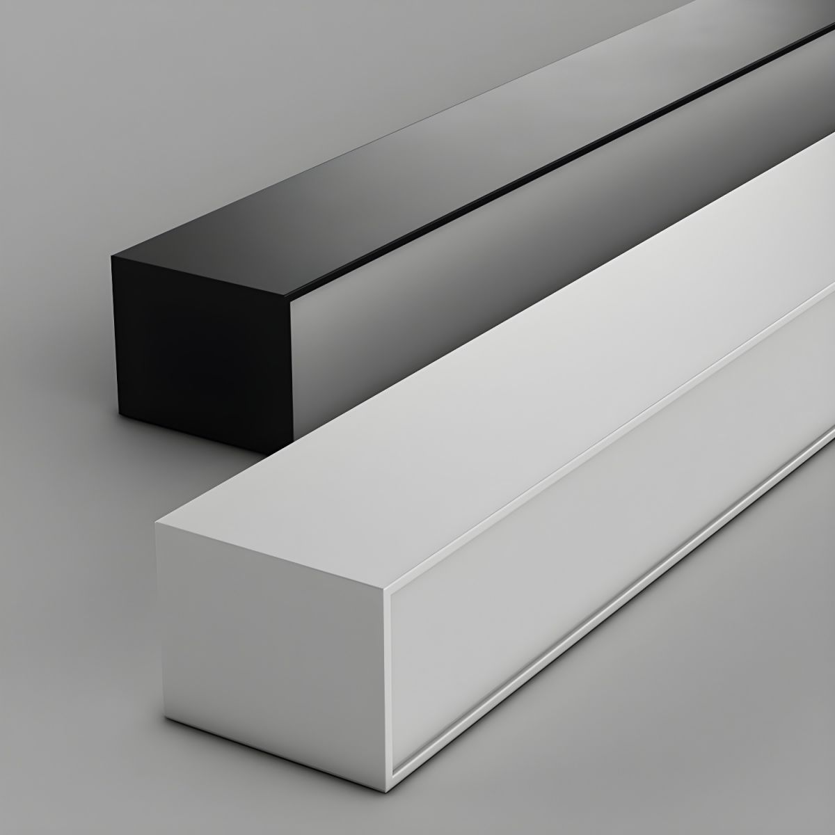 LED Deckenleuchte Schwarz Langgezogen Modern für Wohnzimmer Flur Schlafzimmer Minimalistische Deckenbeleuchtung Innen | Restfield