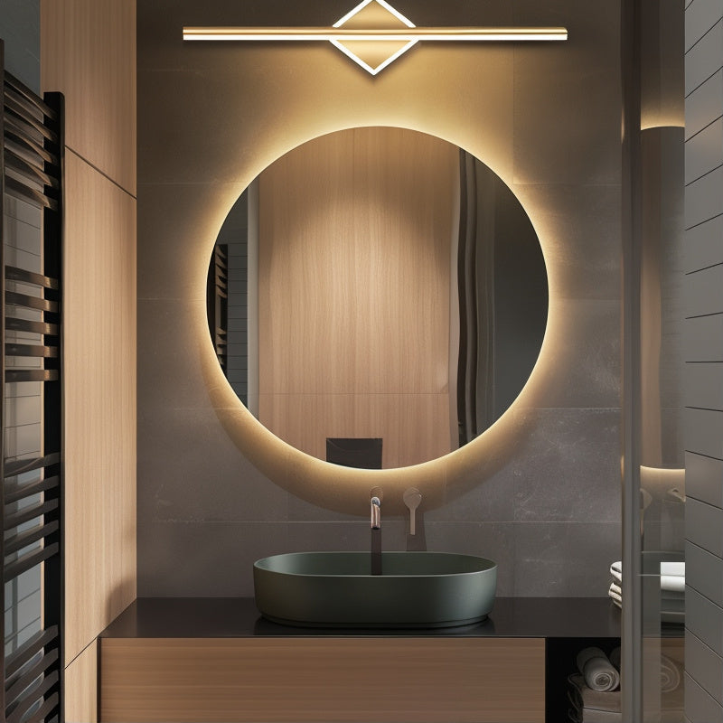 LED Wall Lamp Black-Gold Modern Design 40cm with Silicone Detail for Living Room Bedroom Bathroom | Sansoti