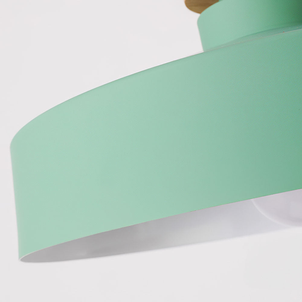 Hanglamp met Houten Kap en Aluminium Accent – Scandinavisch Design voor Eetkamer en Woonkamer | Sansoti