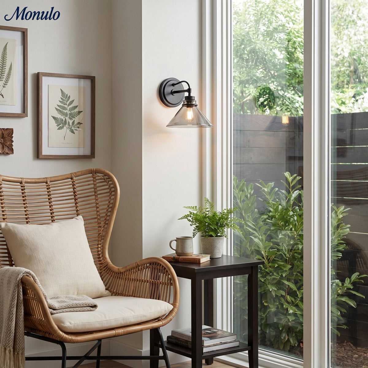 Globe Wandlamp met Gebogen Arm – Moderne Industriële Verlichting voor Badkamer, Slaapkamer en Gang | Sansoti