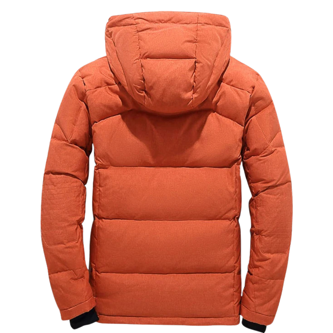 Gesteppte Winterjacke mit abnehmbarer Kapuze, winddicht, dick gefüttert, für Herren und Damen, warm, lässig, lange Ärmel | Sansoti