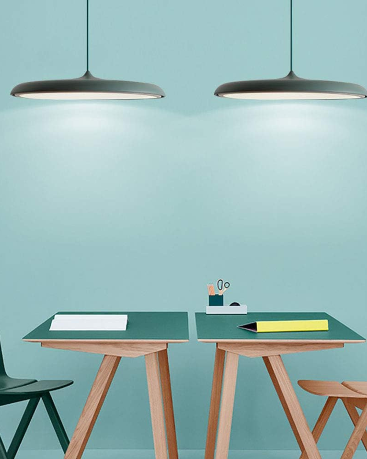 Ronde Hanglamp met Zachte Lichtverspreiding Zwart Grijs Groen Roze Wit Oranje ø25cm ø40cm Modern Scandinavisch Design voor Eetkamer Woonkamer Werkplek | Sansoti