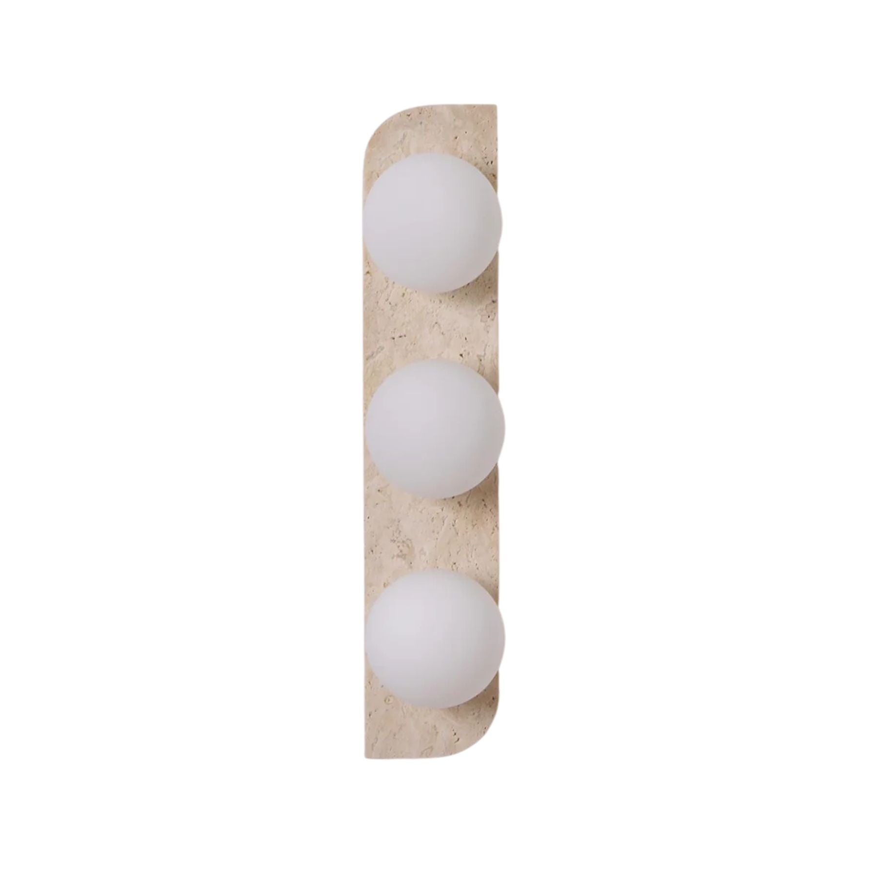 Wandleuchte Travertin G9 Glas Holz Beige Wohnzimmer Flur Badezimmer Minimalistische Wandleuchte Stimmungslicht Natürliches Design | Restfield