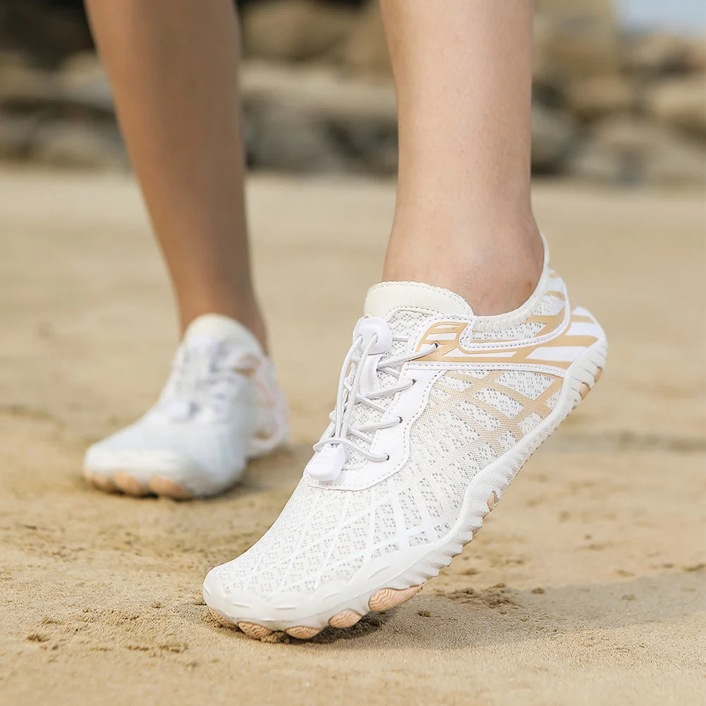 Sneldrogende Waterschoenen Dames Heren Ademend Mesh Anti-Slip Zool Zwemmen Strand Surf Yoga Watersport | Sansoti