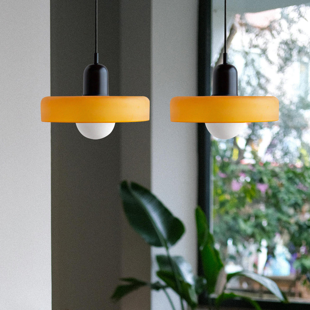 Luccon Doppelte Hängeleuchte Glas G9 35 cm Modern Esstisch Wohnzimmer Design Beleuchtung | Restfield