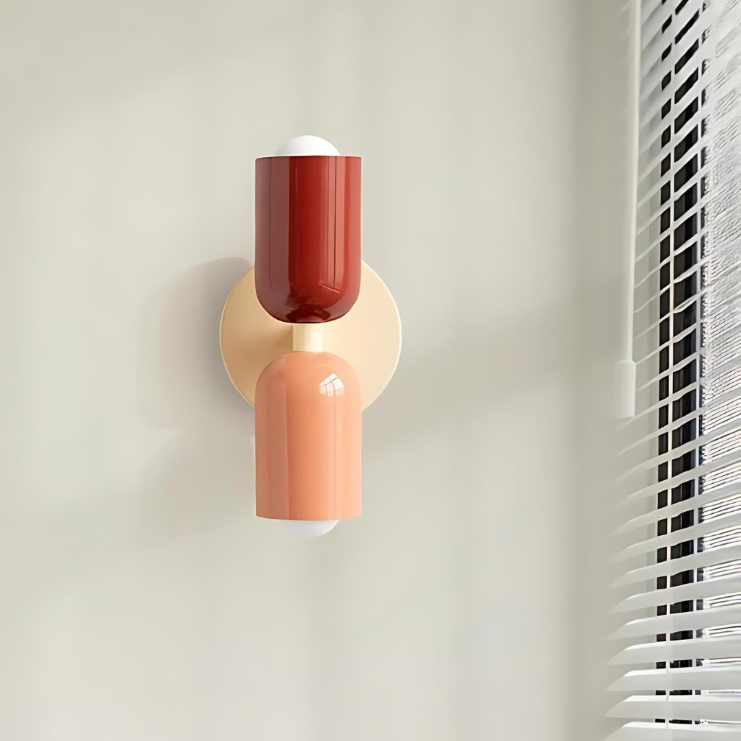 Applique Murale Crème Blanc Chaud Métal Fer E27 12cm LED 2 Lumières Chambre Couloir Salon | Restfield