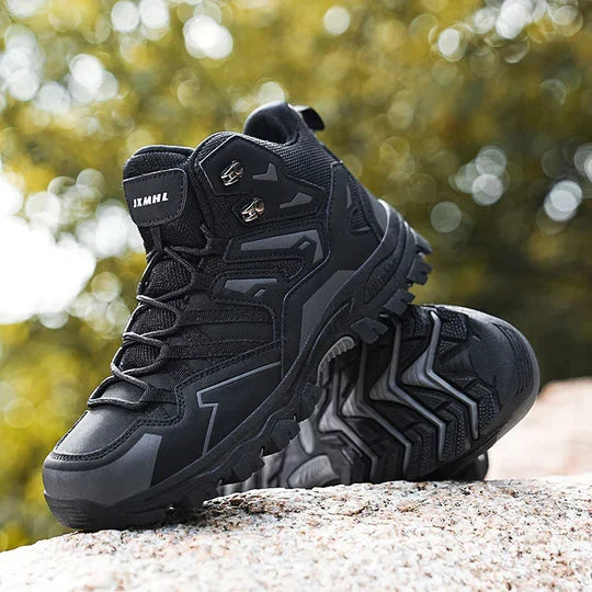 Wandellaarzen Uniseks Hoog Waterafstotend Demping Grip Leer Mesh Outdoor Hiking Enkelhoog Trekking Wandelschoenen | Sansoti