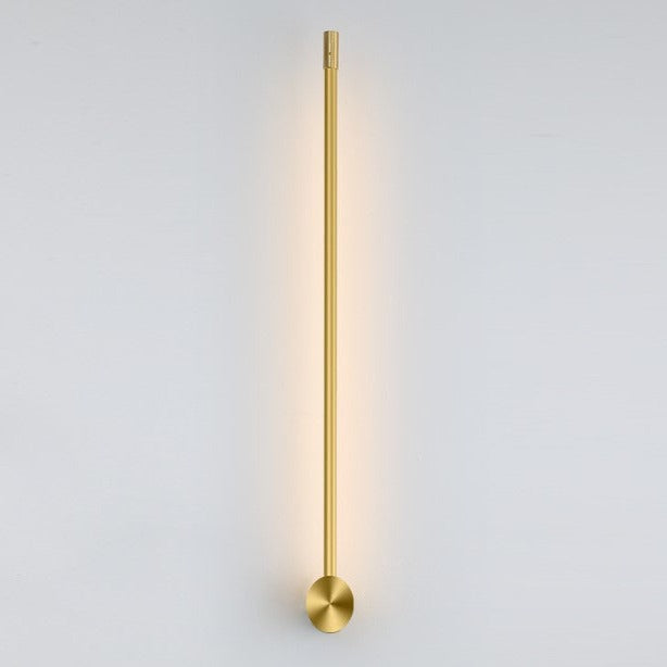Minimalist 60 cm LED wall lamp, white and black, warm, neutral and cool light, Scandinavian modern interior | Sansoti