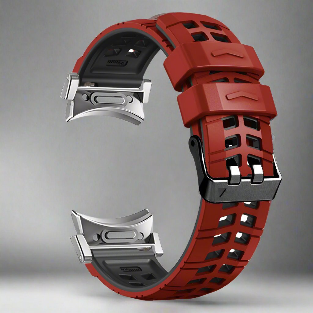 Bracelet de sport en silicone pour montre connectée de 47 mm, noir, orange, gris, rouge, bleu, blanc, vert, réglable et confortable | Sansoti