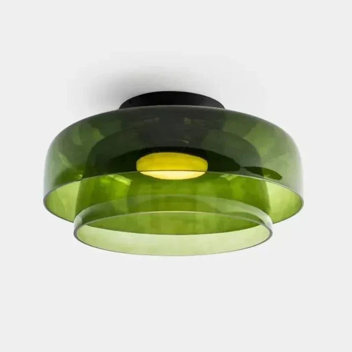 Moderne dreifarbige LED-Glas-Deckenleuchte im skandinavischen Design für Esszimmer und Wohnzimmer, Schlafzimmerbeleuchtung | Sansoti