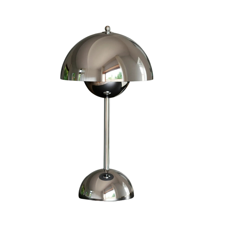 Designer Flower Table Lamp Metal with Dimmer Scandinavian Style | Sansoti