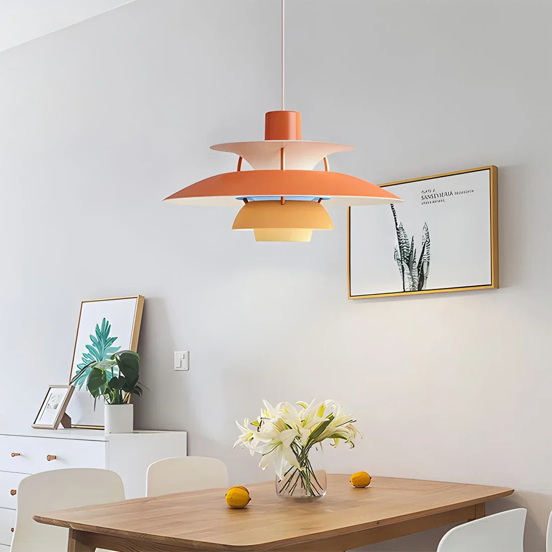 Hängeleuchte Metall E27 Grün Esstisch Wohnzimmer Geschichtete Designlampe Skandinavische Hängeleuchte Stimmungslicht Interieur | Restfield