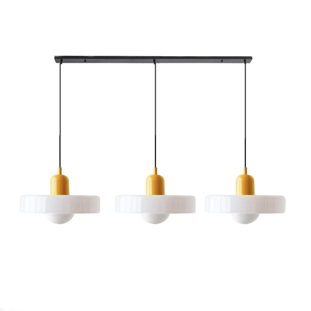 Luccon Triple Hanglamp Glas G9 Retro Kleuren Eettafel Woonkamer Design Verlichting Meerlamp | Sansoti