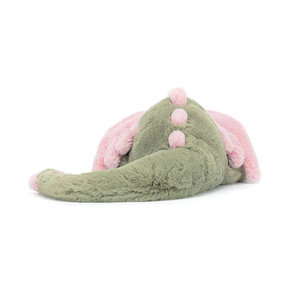 Peluche dragon douce avec ailes, jouet fantastique pour enfants, décoration de chambre, cadeau | Sansoti