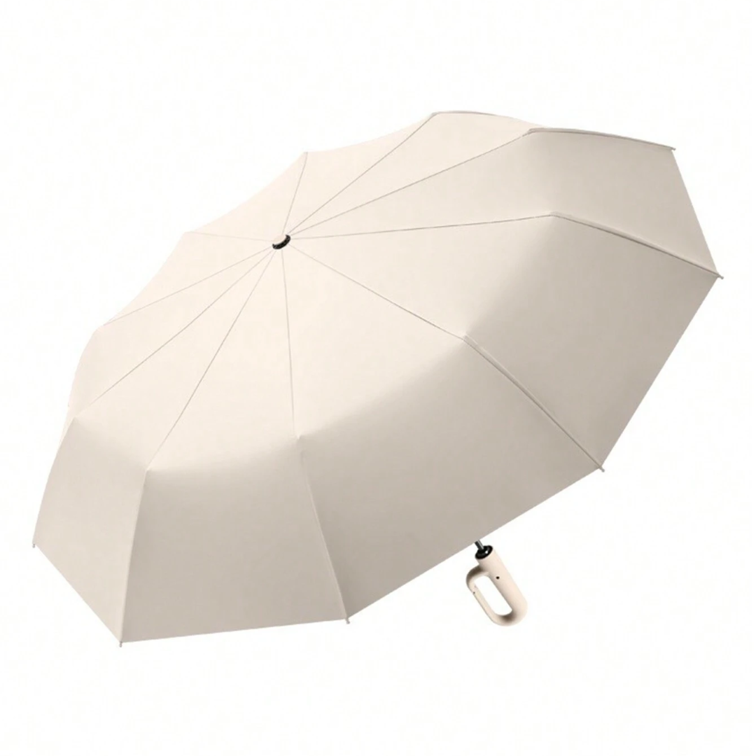 Automatische Stormparaplu met Reflecterende Rand – Windbestendig 310T Schokbestendig Doek – Compacte Klapparaplu voor Onderweg | Sansoti