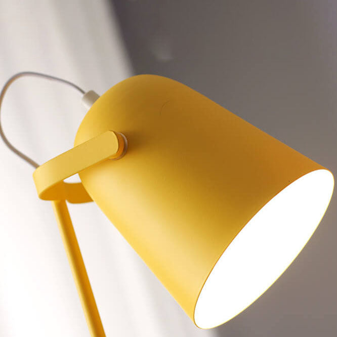 Scandinavische Tafellamp Emmervorm E27 Fitting 35cm Hoog Ijzer 6 Kleuren Sfeerlicht Slaapkamer Woonkamer | Sansoti