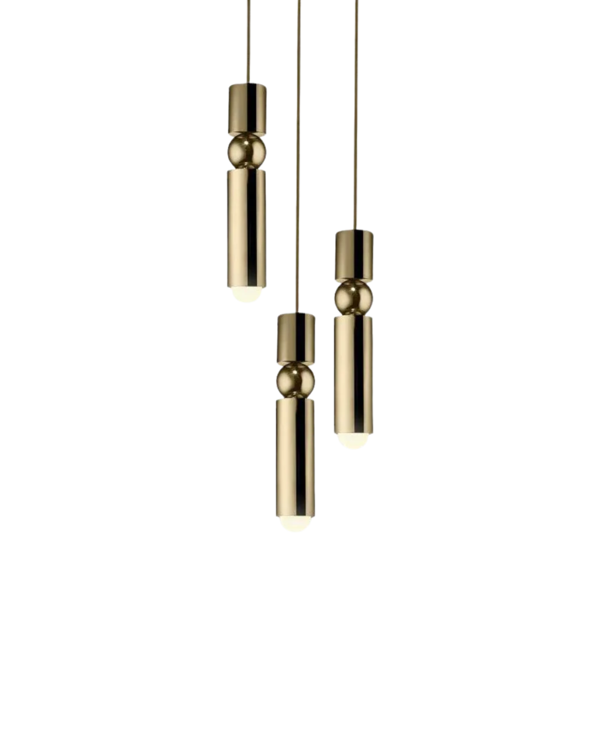 Sculptuurlamp Hanglamp met Vloeiende Vormen Zwart Goud Zilver 1-3-5 Lichtpunten Modern Design Eetkamer Woonkamer Slaapkamer Verlichting | Sansoti