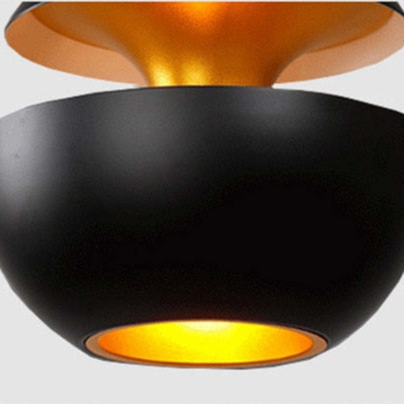 Elegante LED Plafondlamp Zwart-Wit Modern Design Rond Aluminium Eethoek Slaapkamer Woonkamer Warm Dimbaar Licht Scandinavisch Interieur Stijlvol | Sansoti
