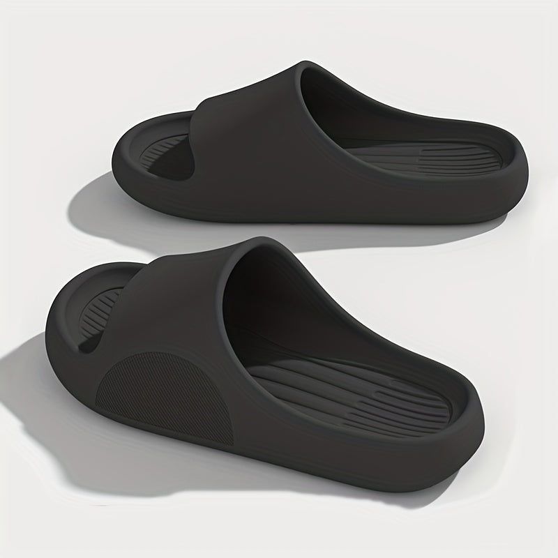 Comfortabele Pantoffels Zwart Heren Dames Zacht Antislip Huisschoenen Indoor Wellness Ontspanning | Sansoti