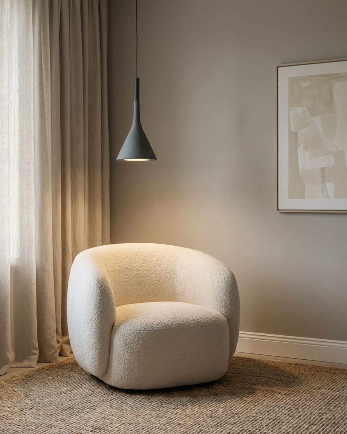 Conische Hanglamp met Gericht Licht – Strak Design voor Tafel- en Accentverlichting | Sansoti