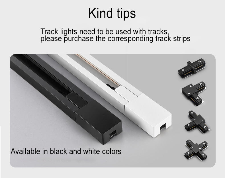 Schienenbeleuchtung LED Aluminium Schwarz Weiß 3-5 Spots Wohnzimmer Küche Flur Deckenstrahler Schienenstrahler Eingebettete LED Dimmbar | Restfield