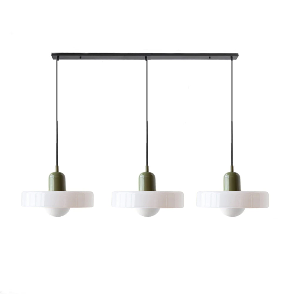 Luccon Triple Hanglamp Glas G9 Retro Kleuren Eettafel Woonkamer Design Verlichting Meerlamp | Sansoti