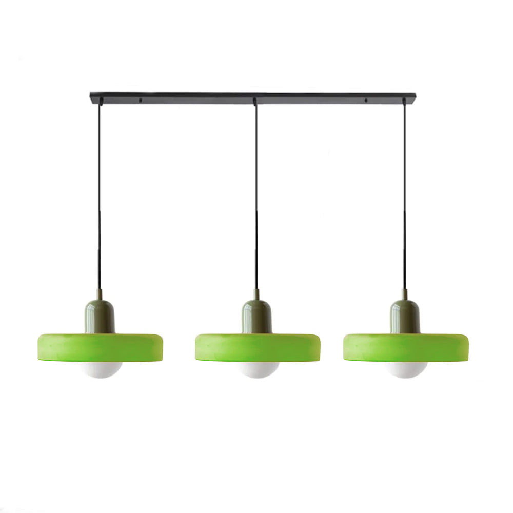 Luccon Triple Hanglamp Glas G9 Retro Kleuren Eettafel Woonkamer Design Verlichting Meerlamp | Sansoti