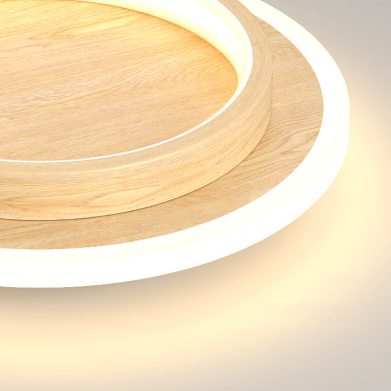 Plafondlamp Rond LED Modern Halo Design Metaal Acryl Flush Mount | Sansoti