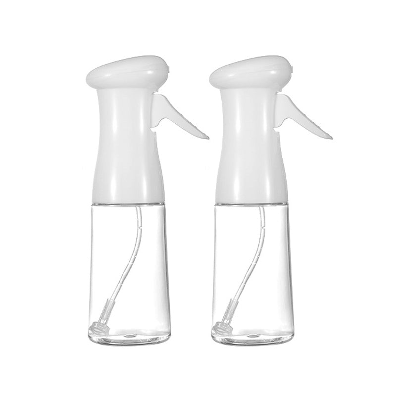 Olie Sprayfles met Luchtdruksysteem 200ml Transparant Zwart Wit Keuken Barbecue Bakken Doseerfunctie | Sansoti